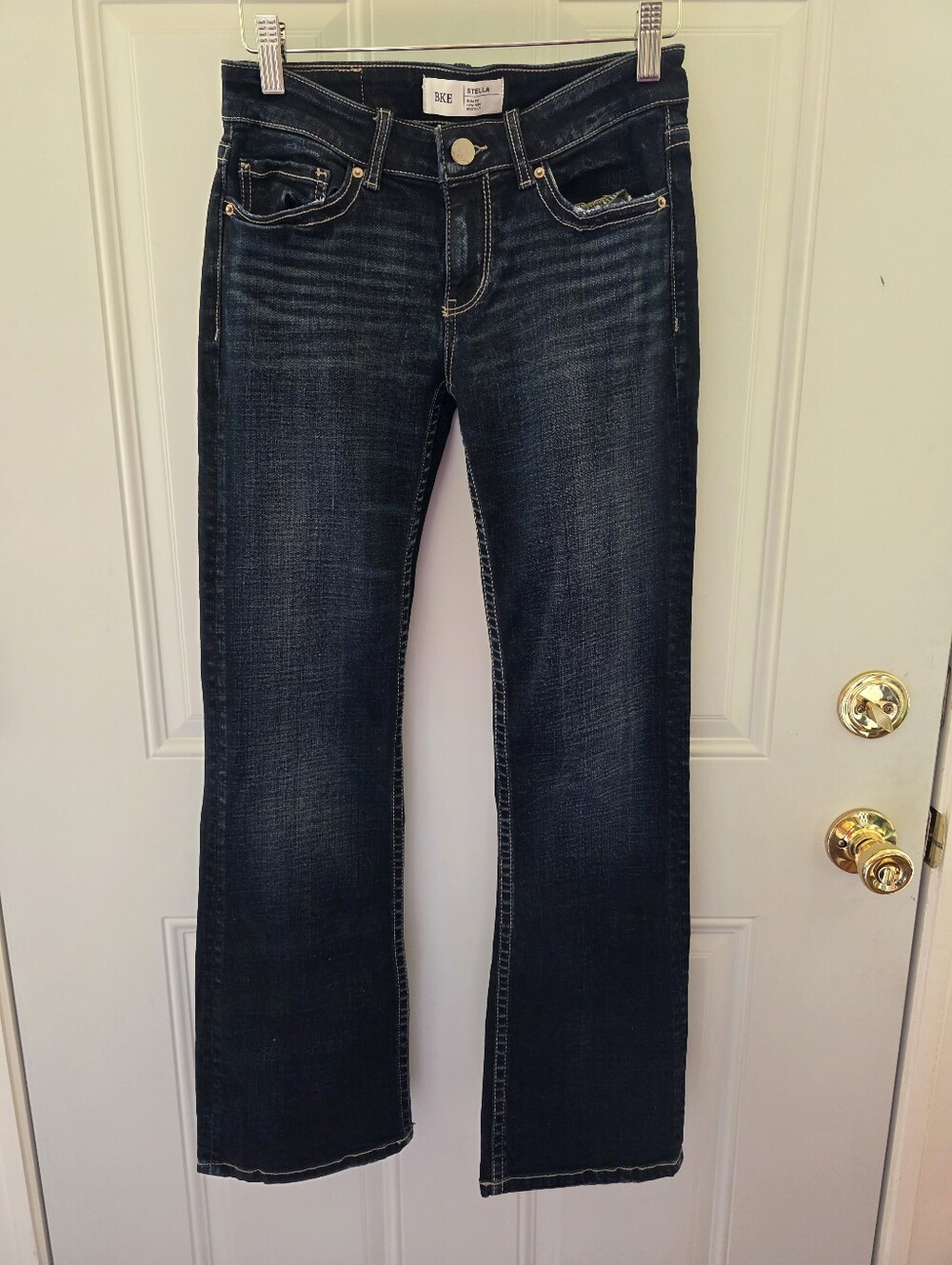 BKE Dark Blue Women's Boot Cut Jeans Size 26x29 1/2